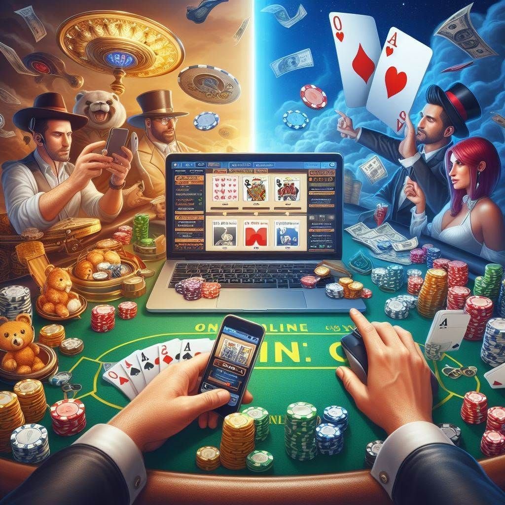 Pengguna menikmati permainan mobile 8qr dengan perangkat mereka